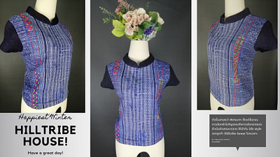 เสื้อคอจีน ผ้าใยกัญชงอย่างดี และลวดลายพิเศษ ใส่แล้ว สวยดูกระชับขึ้น ใส่เเล้วดูมา สง่าราศี เหมาะกับวัยทำงาน